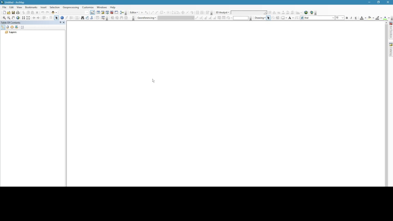 Arcmap de X ve y koordinatlarını atama