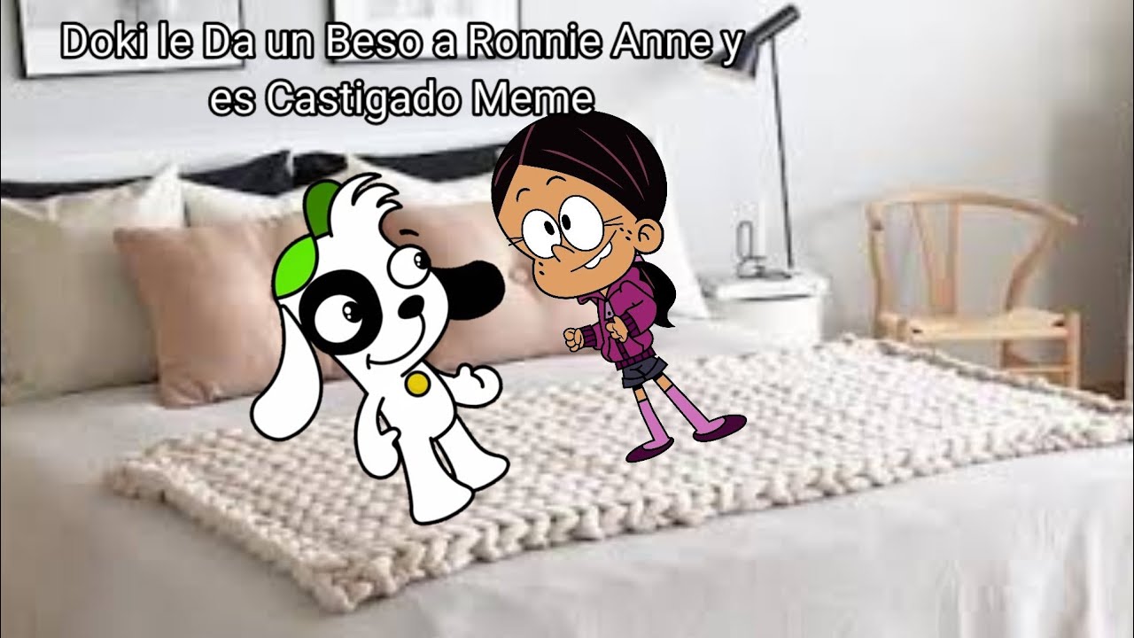 Doki le da Beso a Ronnie Anne y es Castigado Meme