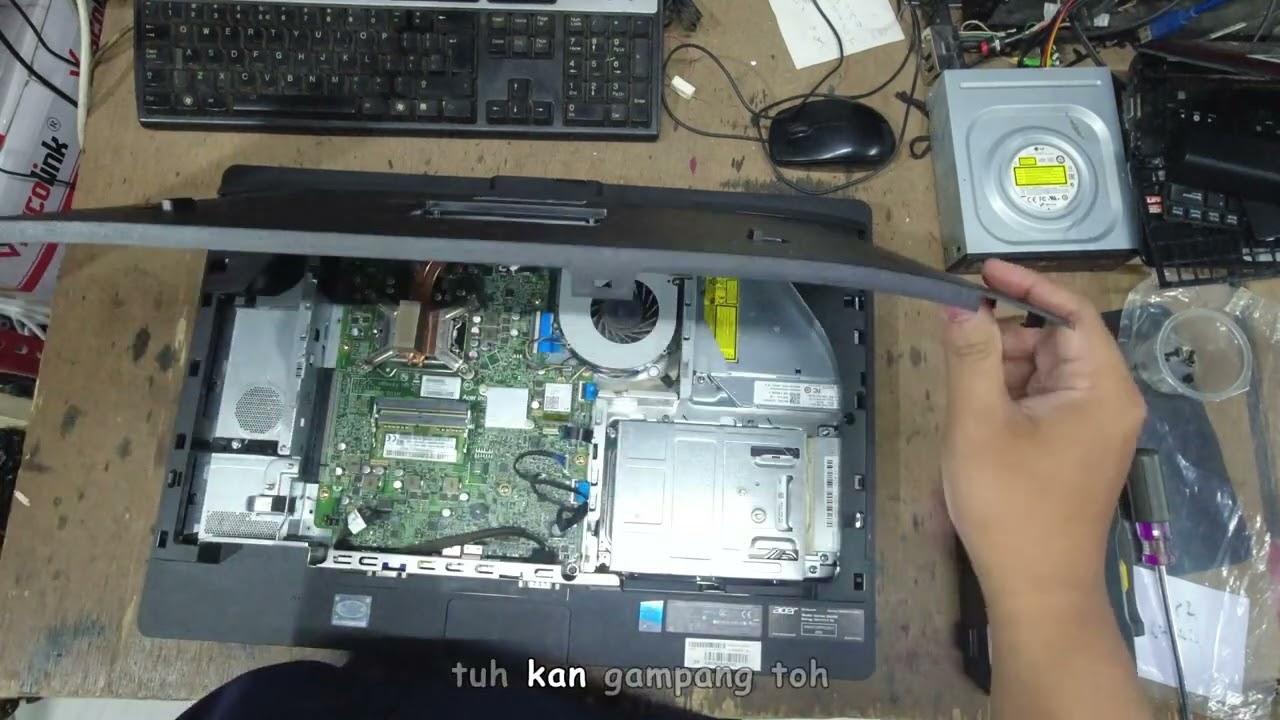 Cara Upgrade SSD RAM ALL IN ONE ACER Veriton Z4640G-C  Z4 AIO ||  Z Series All-in-One PCs