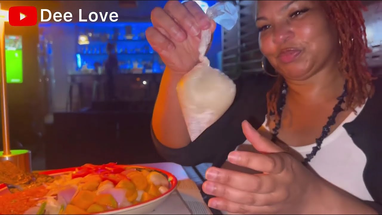 First Time Trying Popular GHANAIAN FOOD in Accra, Ghana as Africa Americain in Ghana! #1 vlog