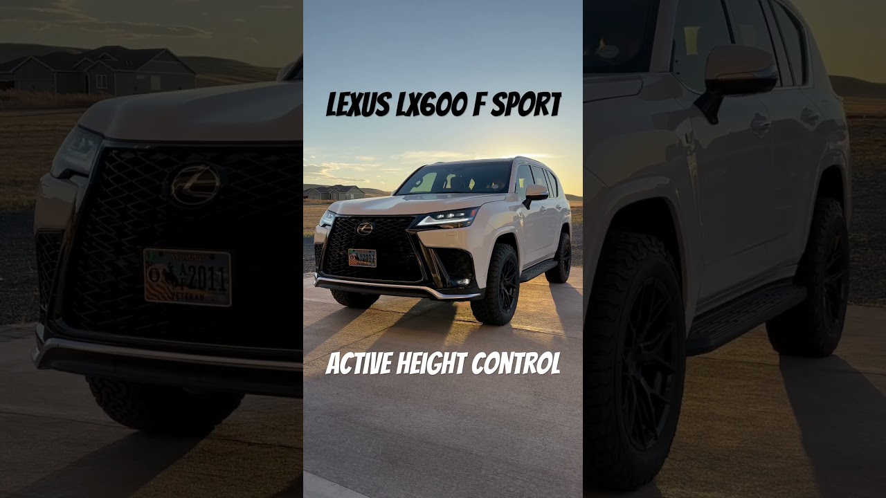 Active Height Control Demonstration - 2023 Lexus LX600 F Sport 