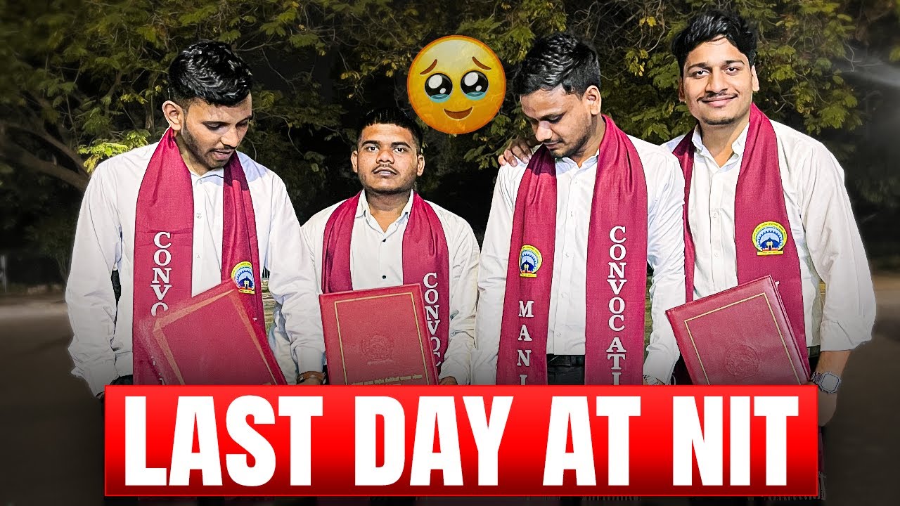 Finally! Engineer ban gaya🤩🥳 | Convocation Vlog | NITian Saurabh | Vlog