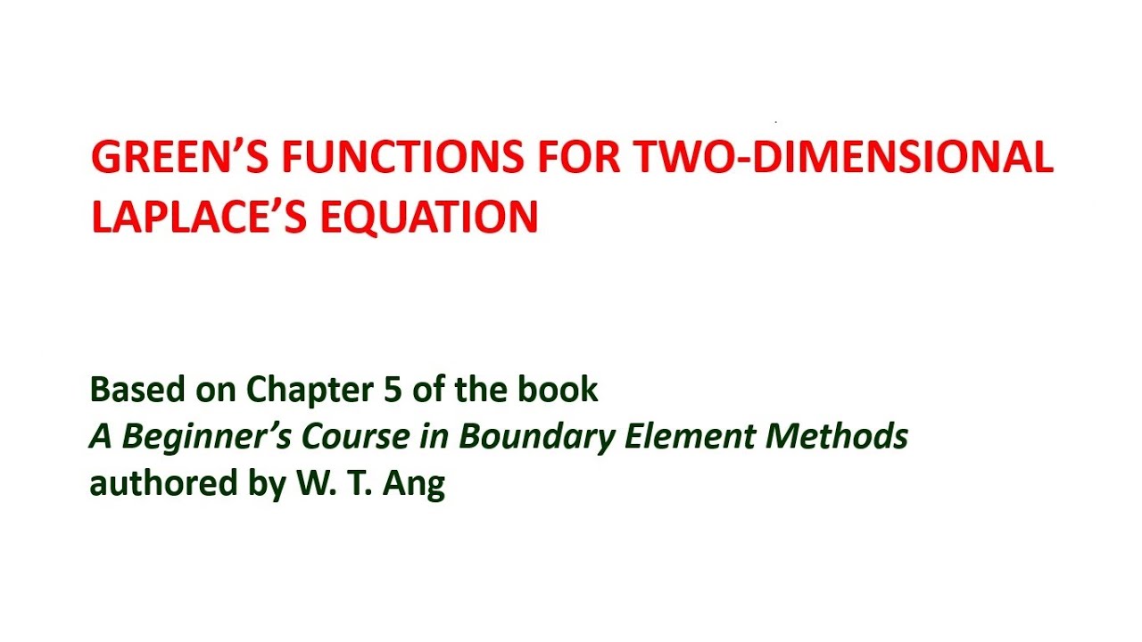 Green's functions for two-dimensional Laplace's equation