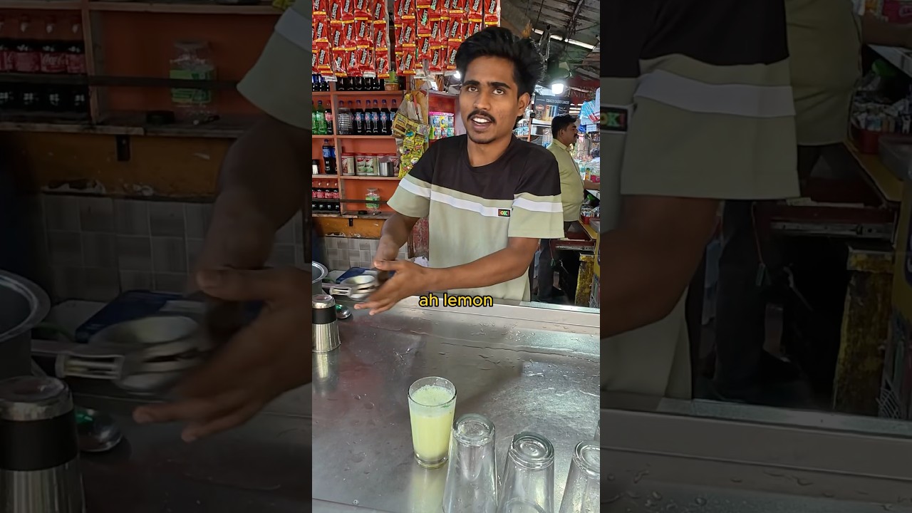 $0.60 Crazy Drink in India 🇮🇳 #streetfood #travel #streetfoodindia
