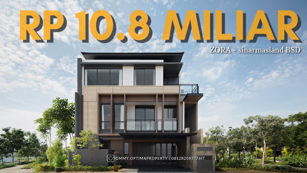 KIYOMI THE ZORA BSD CITY 12x20 Rp 10M an ! Rumah ala ala Drama Korea nih !