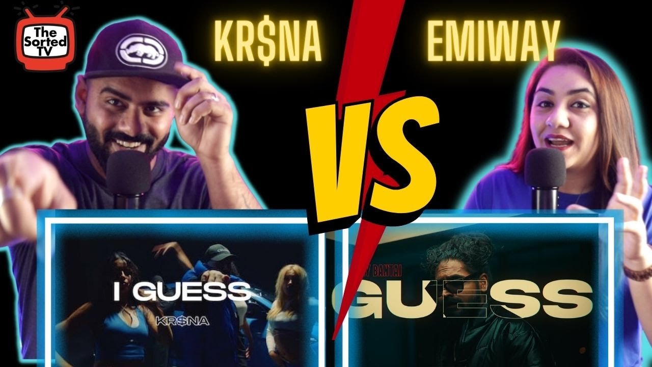 #KR$NA - I Guess VS #emiwaybantai  - GUESS | Delhi Couple Reactions