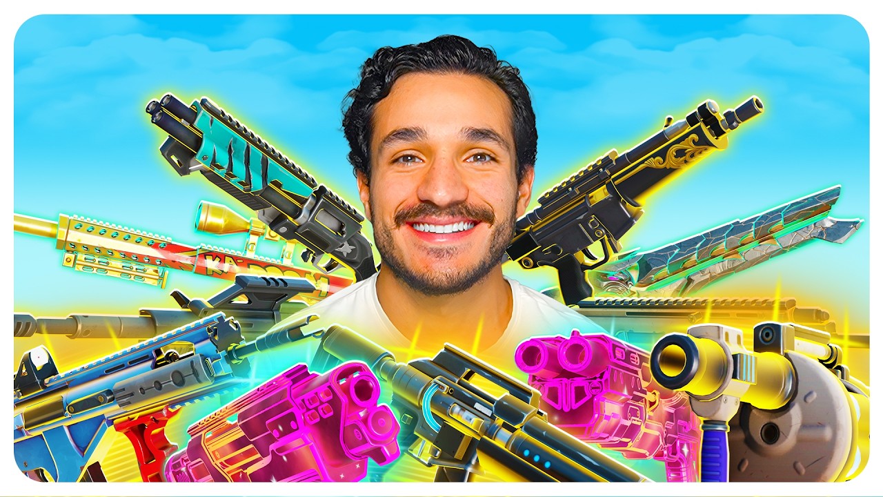 Encontr&eacute; TODAS las ARMAS RARAS de Fortnite!