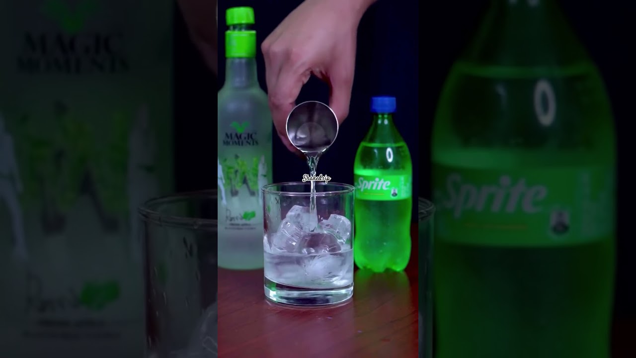 Magic Movement with sprite Great combination #youtubeshorts  #shakeandsip #shortsvideo