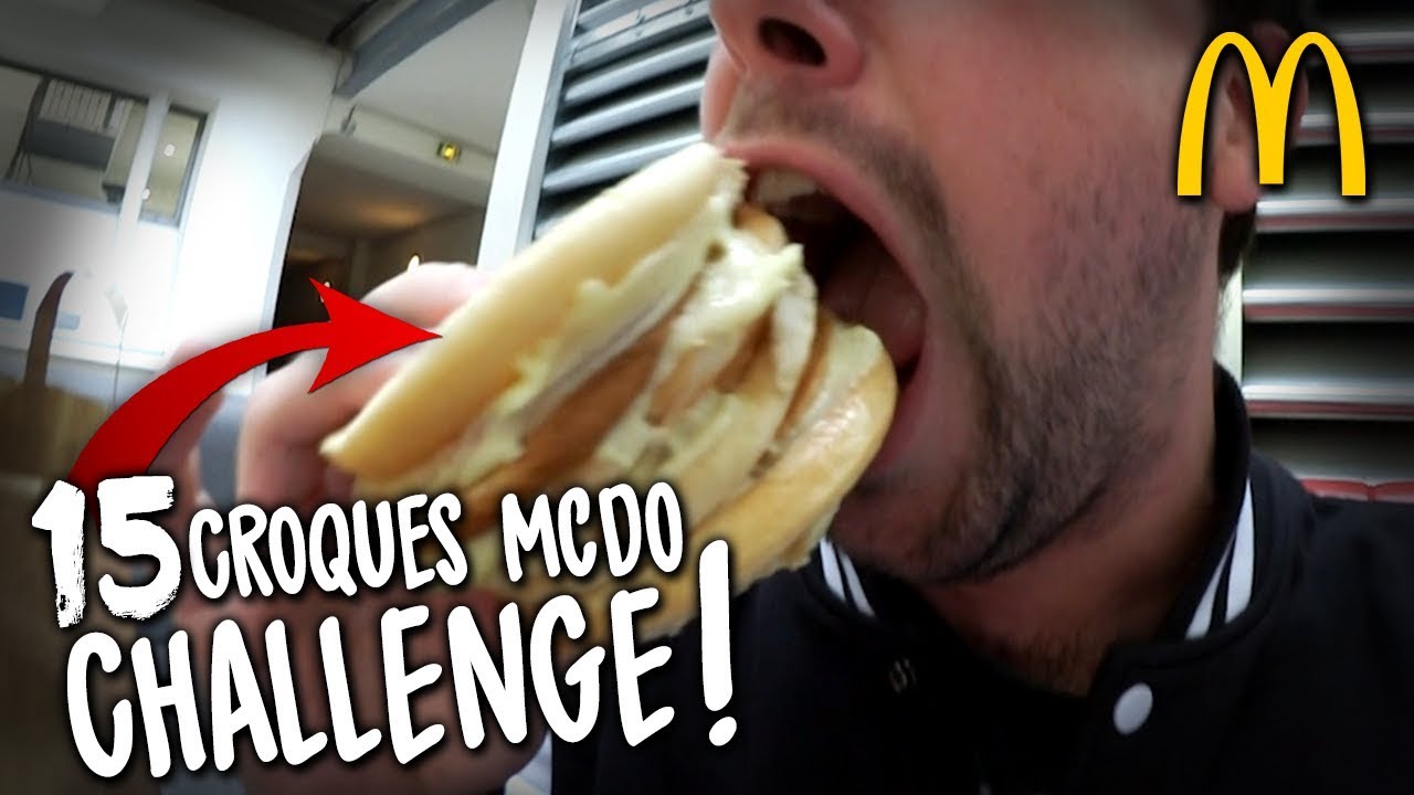 15 CROQUES MCDO CHALLENGE - JE FINIS EN PLS AVEC DOC JAZY