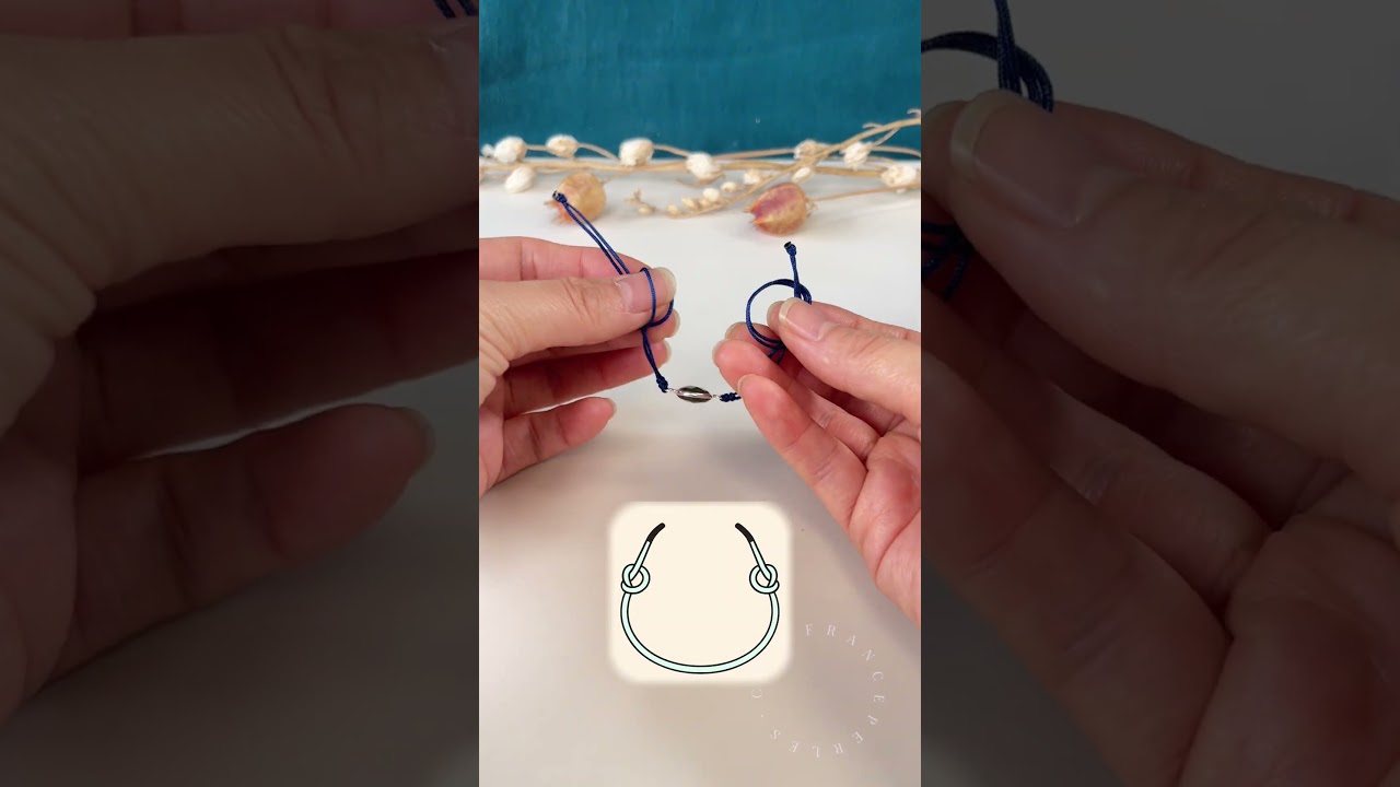 Faisons ensemble un bracelet à nœud coulissant simple et élégant ! 