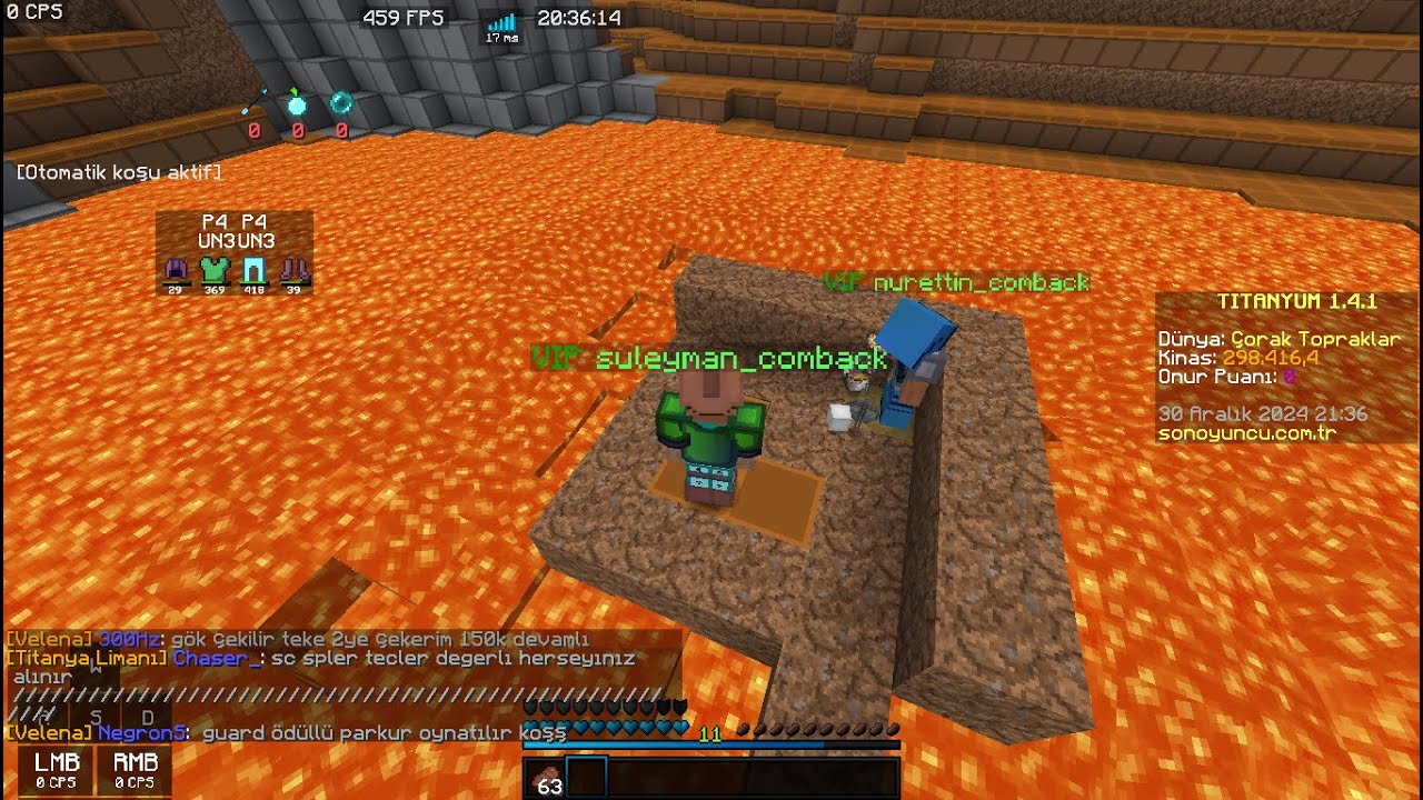sonoyuncu titanyum patlayan claim pvp #titanyum #sonoyuncu