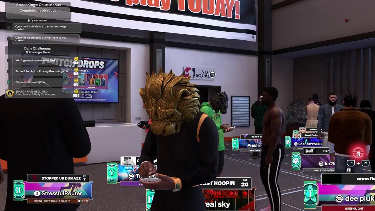 2k streaking
