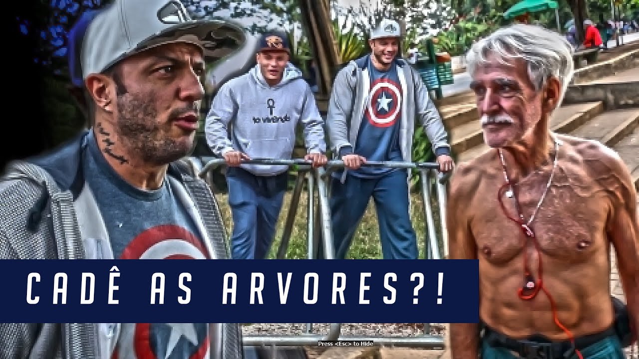 BAMBAM NO IBIRAPUERA | CALISTENIA COM 64 ANOS | SKATISTAS NO ROLE