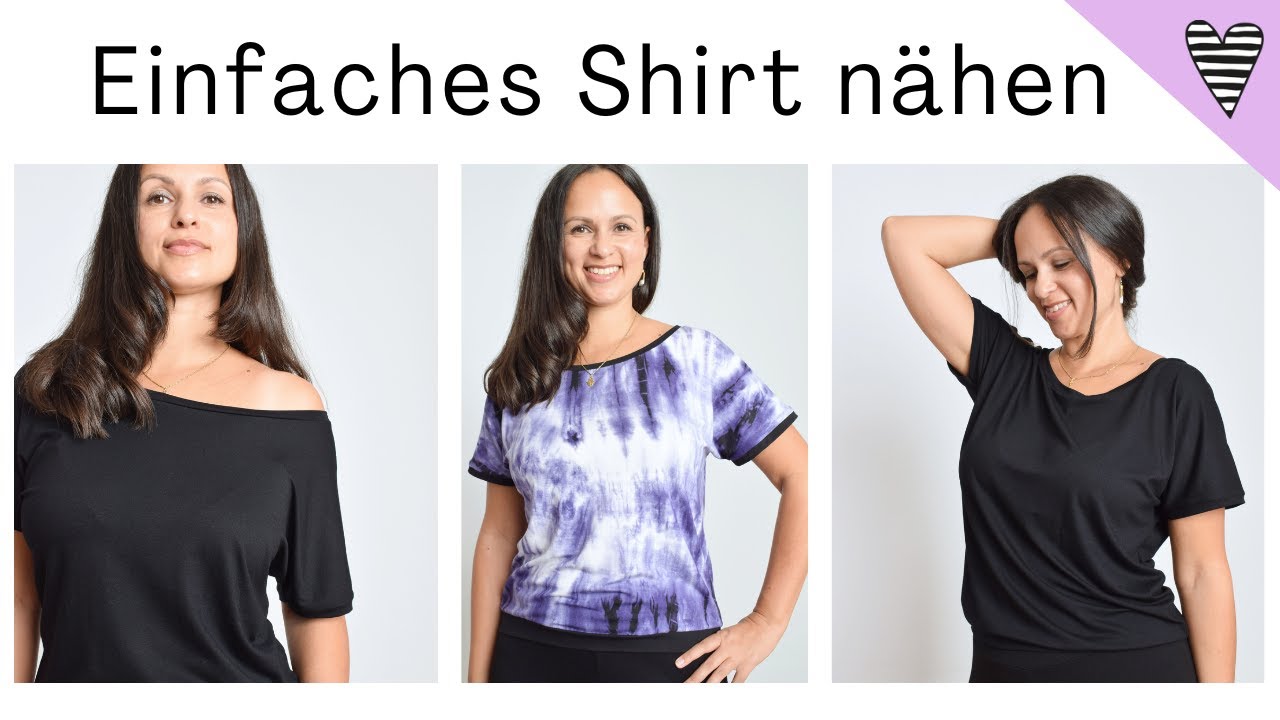 Einfaches Shirt nähen / Nähanfänger geeignet