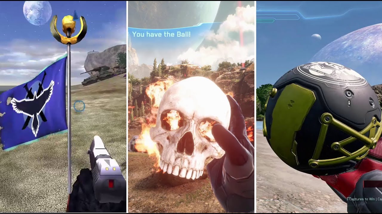 Halo Series - Skull, Flag and Bomb Evolution