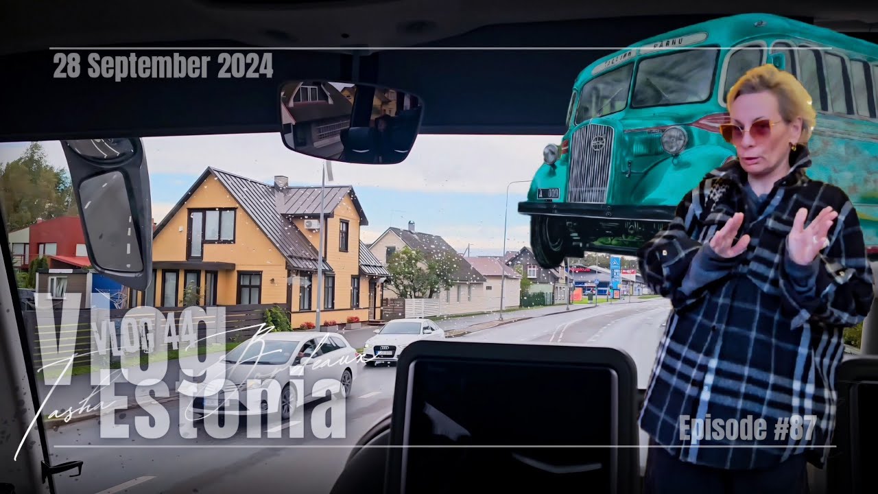 VLOG. Как мы в Таллин ехали. Дорога Рига - Пярну - Таллин 🚍 #tashabordeaux