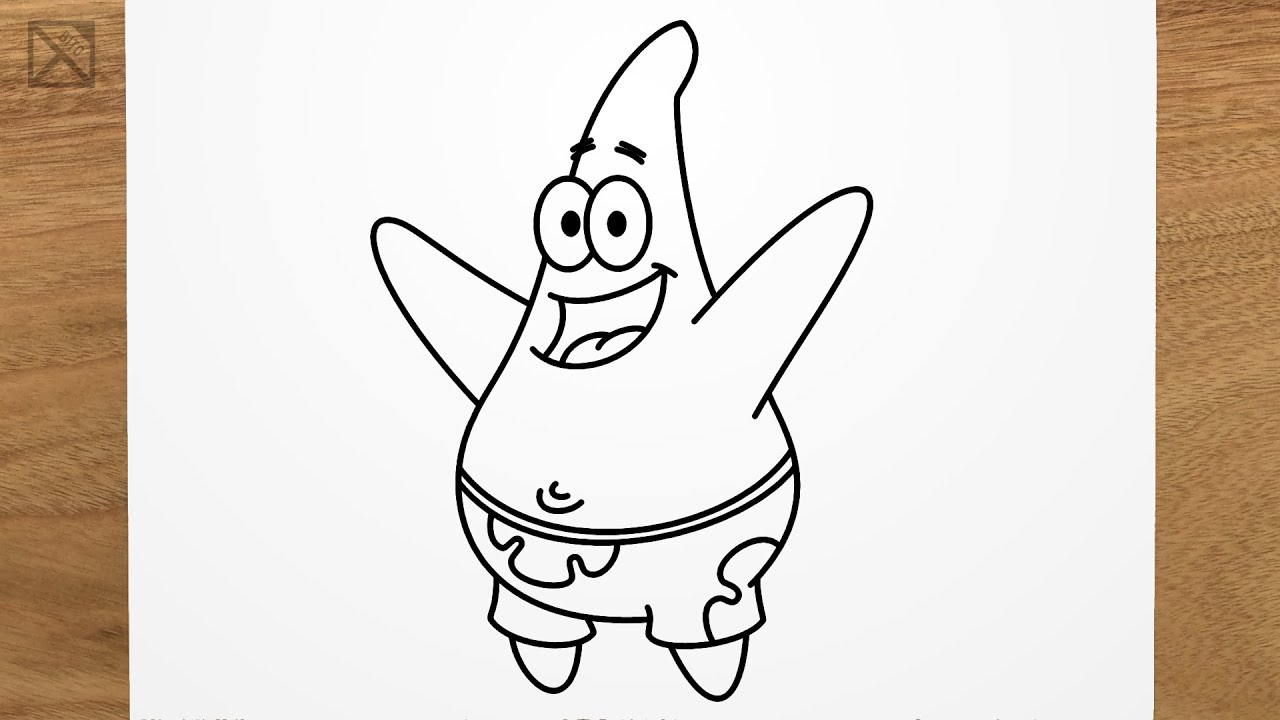 КАК НАРИСОВАТЬ ПАТРИКА (ГУБКА БОБ) / HOW TO DRAW PATRICK (SPONGEBOB)