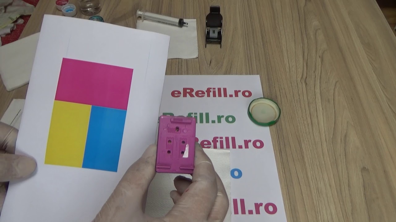 Reumplere cartus HP 305 305XL Color 2320 - Refill cartridge HP 305 / 305XL color.