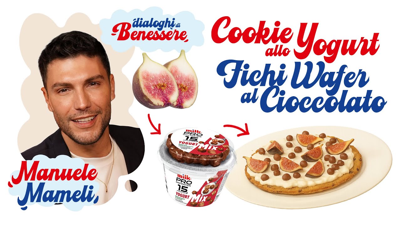 Manuele Mameli sforna un Mega Cookie con Cioccolato e Fichi | Dialoghi di Benssere Ep.9