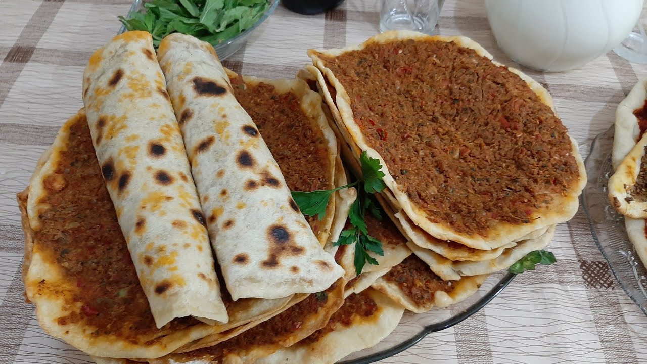 طريقة عمل لحم بعجين (صفيحة ) بالمقلاة طراوة وطعام لا يوصف مضمون مية بالمية👌😍