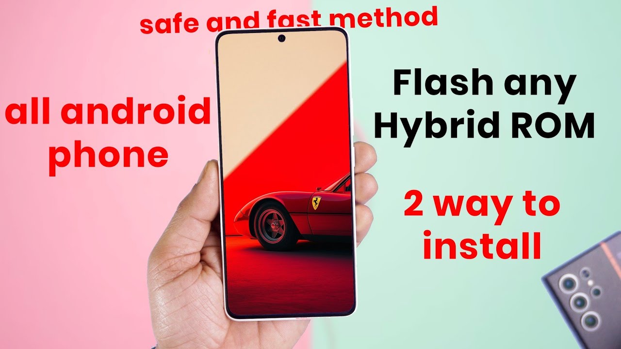How to Flash Any Hybrid ROM in android Phone | 2 way to install Hybrid ROM in android 🔥