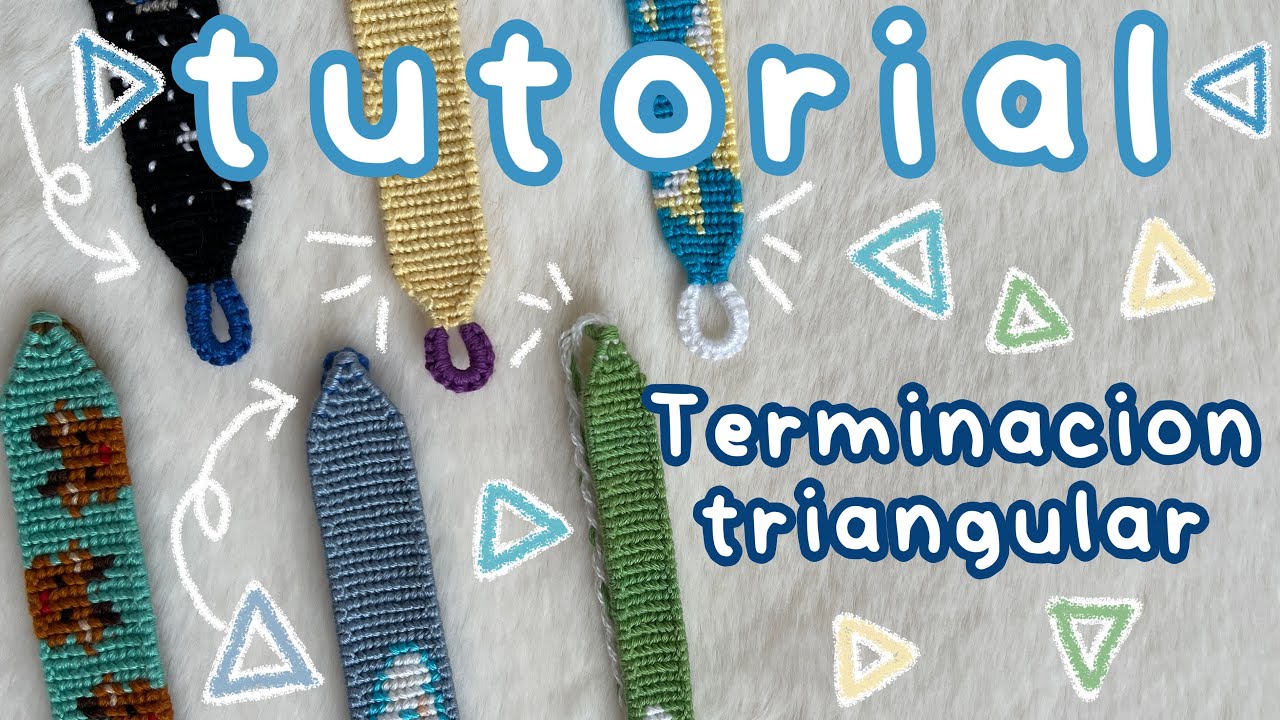 TUTORIAL | Como comenzar y terminar en triángulo una pulsera alpha con hilos par 