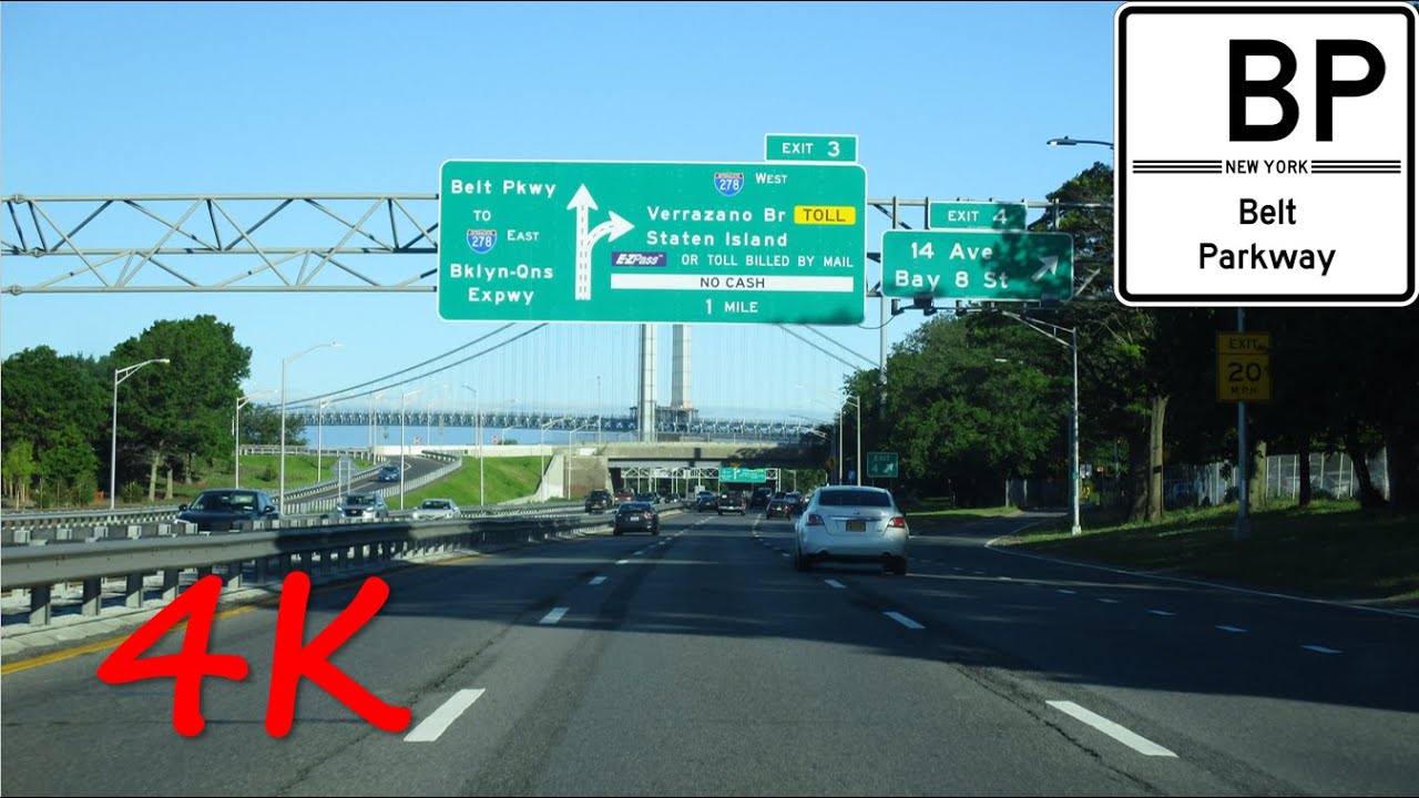 ⁴ᴷ Belt Parkway westbound [4K VIDEO]