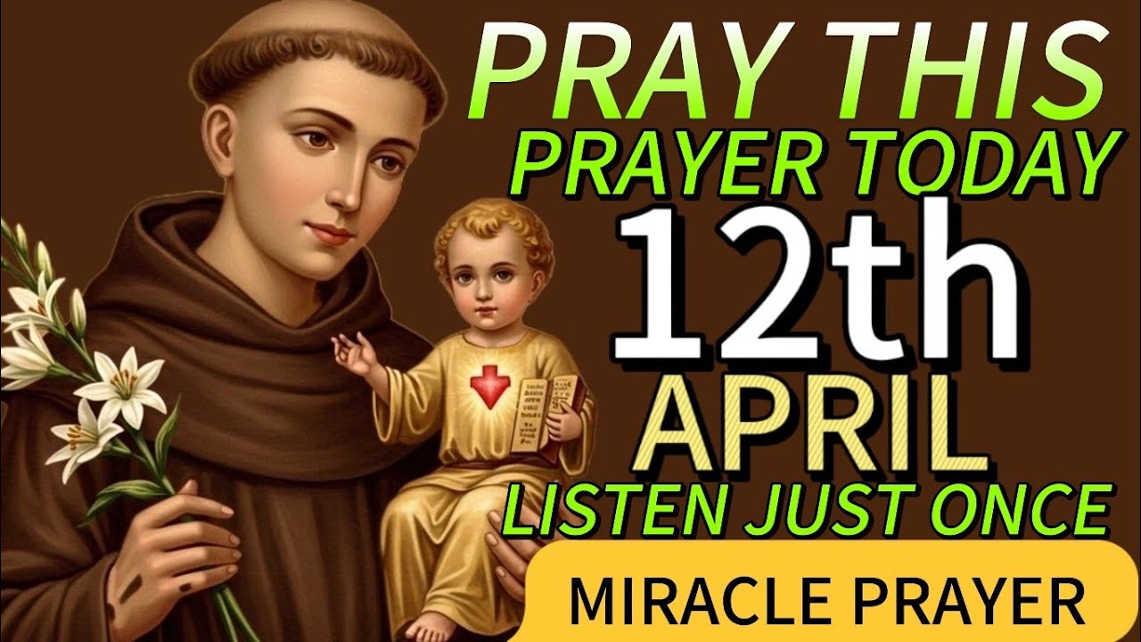 🙏MOTHER MARY & ST ANTHONY'S PRAYER FOR IMMEDIATE BREAKTHROUGH FROM GOD 