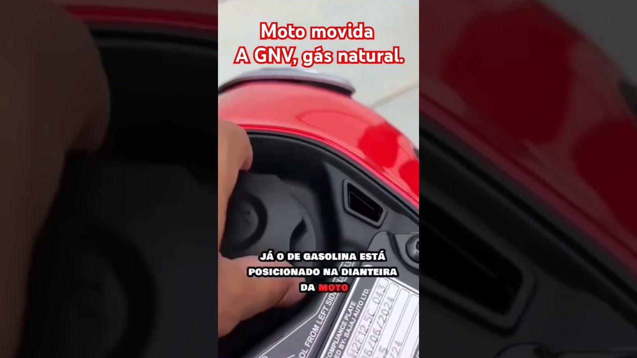 Moto movida a g&aacute;s natural GNV, o que voc&ecirc;s acham? Comentem.  #moto #gnv #gas #combustivel #randandan