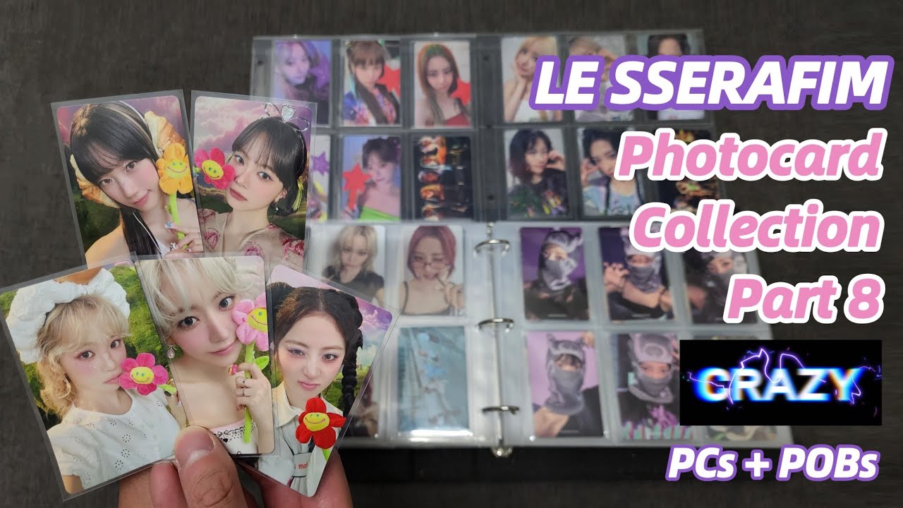 [Photocard] LE SSERAFIM - Photocard Collection (Part 8) CRAZY Album PC + Lucky Draw Photocards