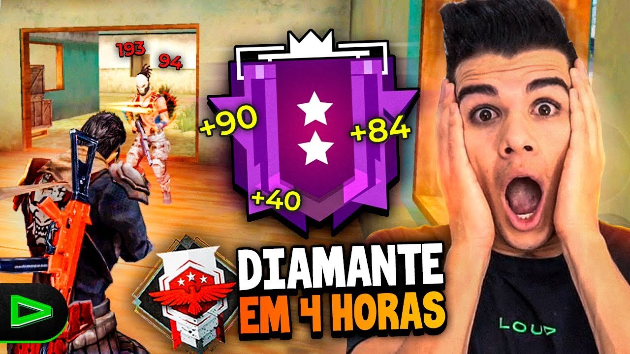 PEGUE DIAMANTE EM 4 HORAS COM ESSA ROTA NO FREE FIRE *INFÁLIVEL*