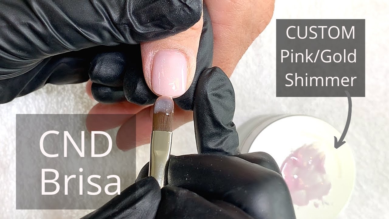 Super Easy NATURAL NAIL OVERLAY feat. CND Brisa Sculpting Pink Gel