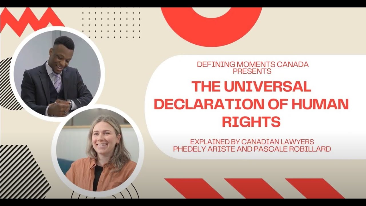 The Universal Declaration of Human Rights, Explained by Canadian Lawyers