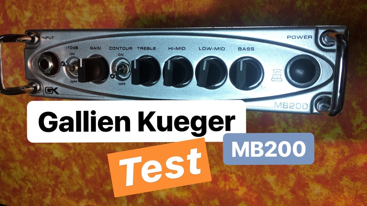 Gallien Krueger MB 200 TEST