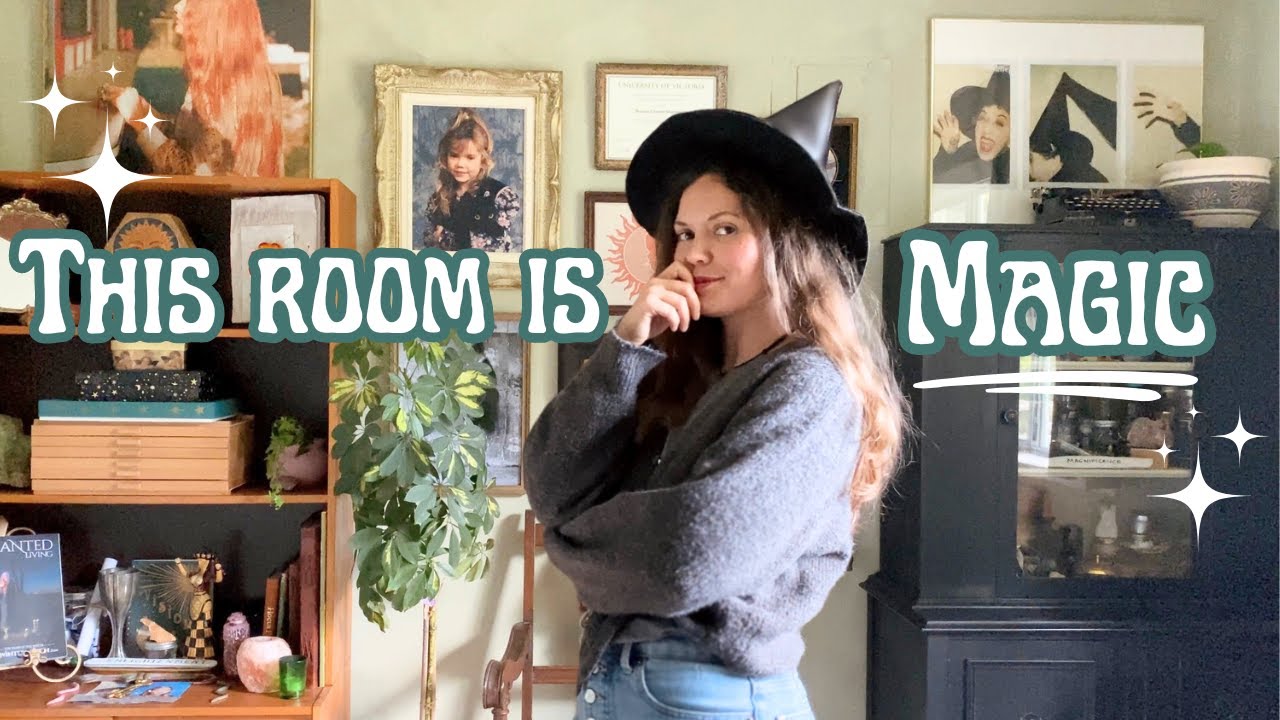 Renovating my Witch Room into a Mid-Century Dark Academia Haven | Vlog 33