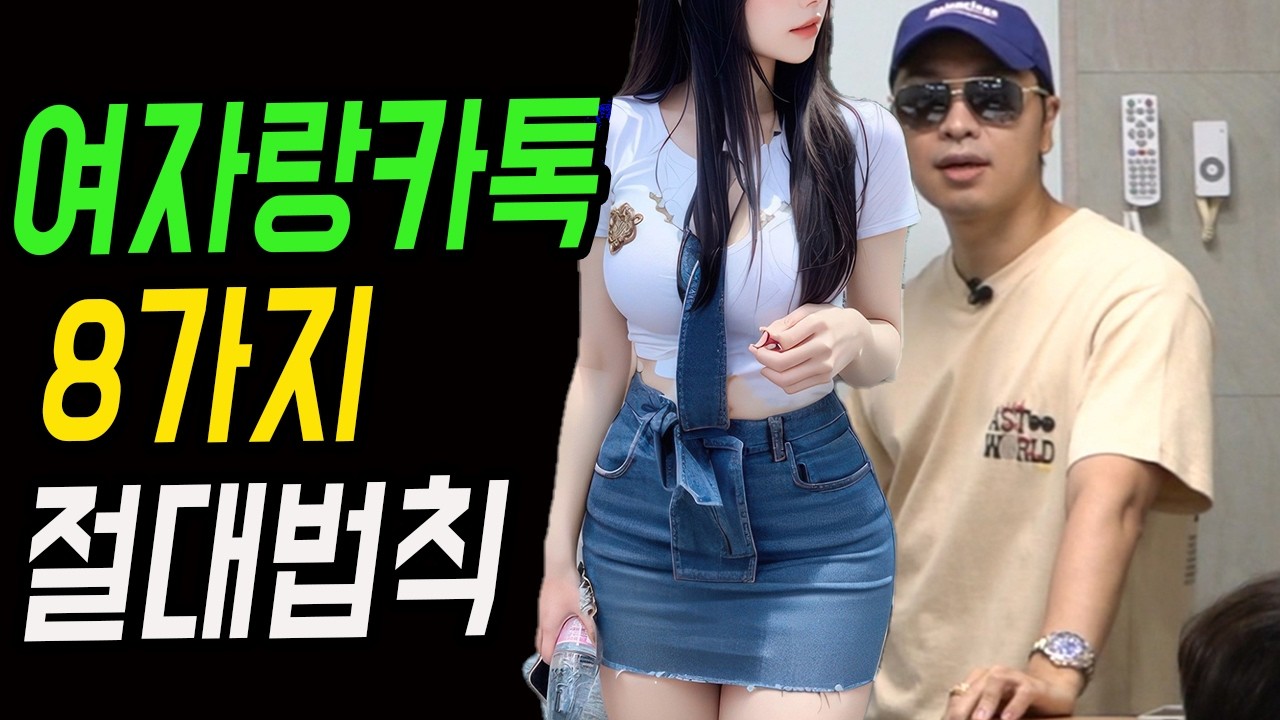 카톡 8가지 절대 법칙,죽은 카톡 살리는 방법,여자의 카톡 읽씹 안읽씹 심리 [모르면 바보 됨]