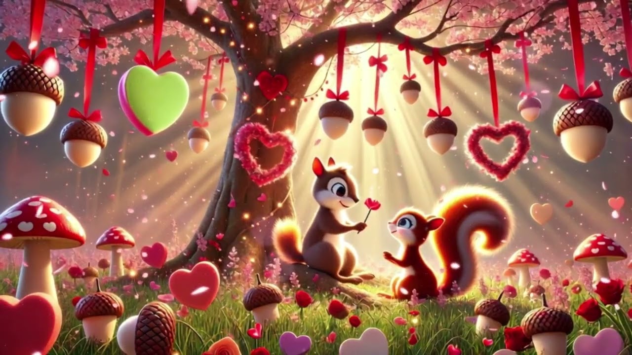 Good Mood Jazz Instrumental Background Music 💕 Valentine’s Day Squirrels to Work, Study or Relax