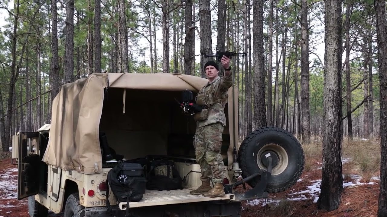 U.S. Army Paratroopers of the 82nd Airborne Division hone Drone Skills