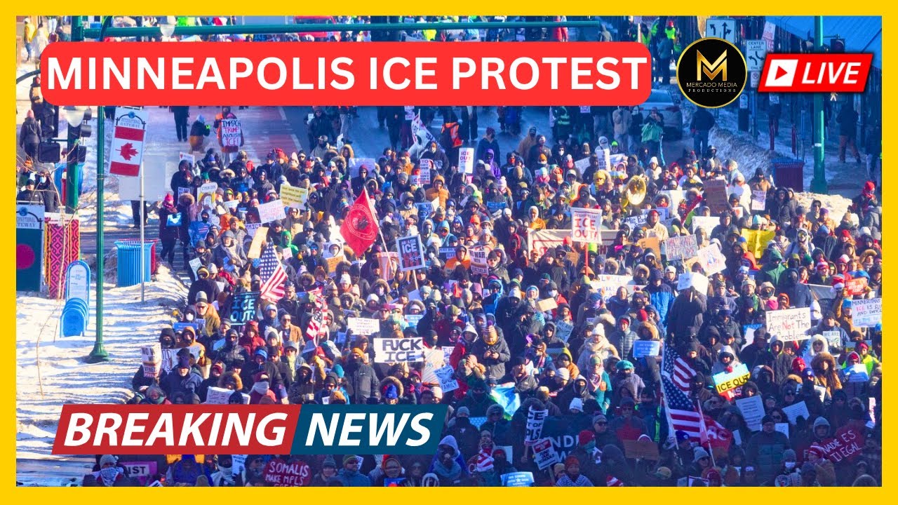 ICE RAIDS DAY 53 - PROTEST AGAINST ICE CONTINUE - Minneapolis, MN