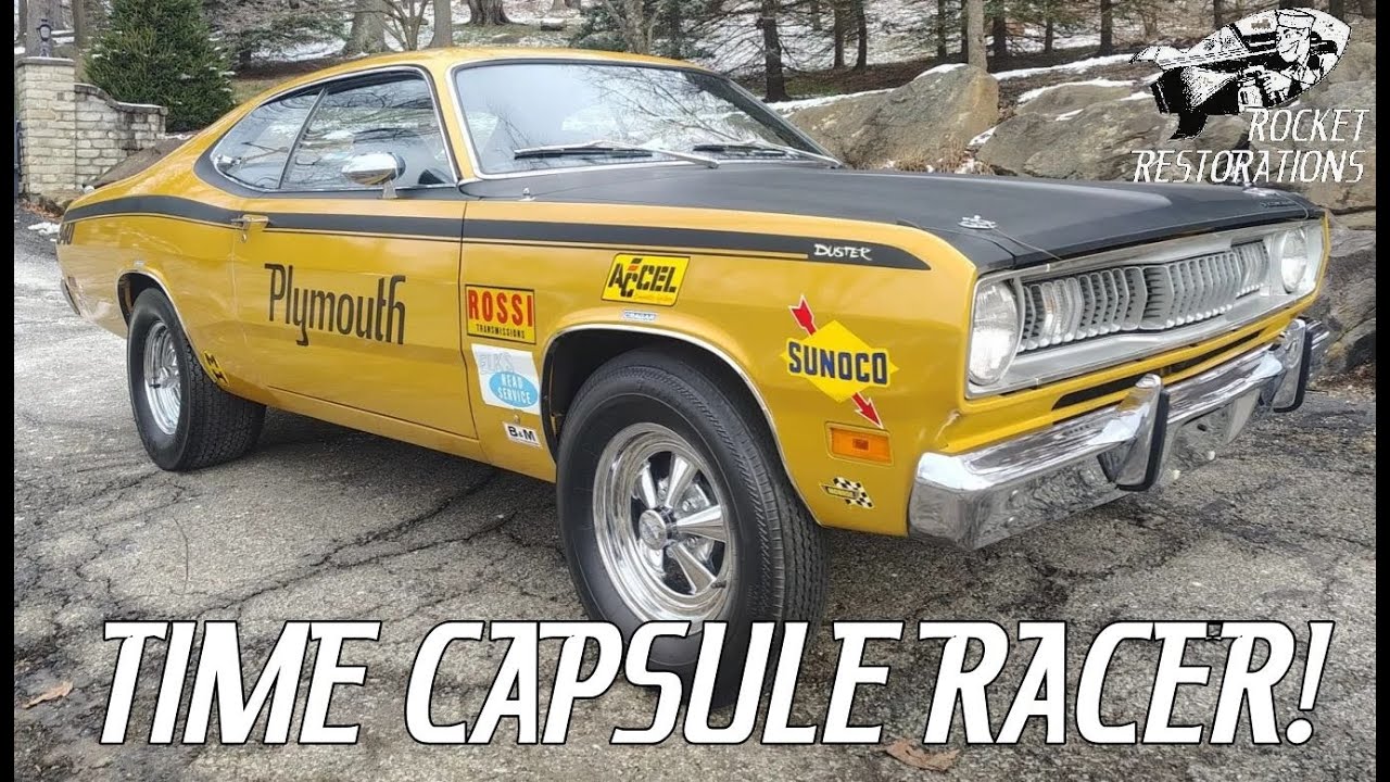 Vintage Survivor 1971 Plymouth Duster 340 Sold For $72k! Original Paint Patina With 10k Miles!