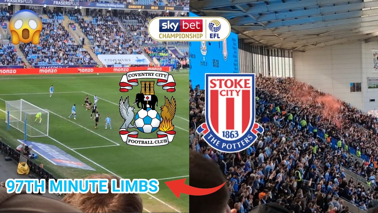 97TH MINUTE CHAOS On Mark Robins Coventry RETURN | Coventry VS Stoke