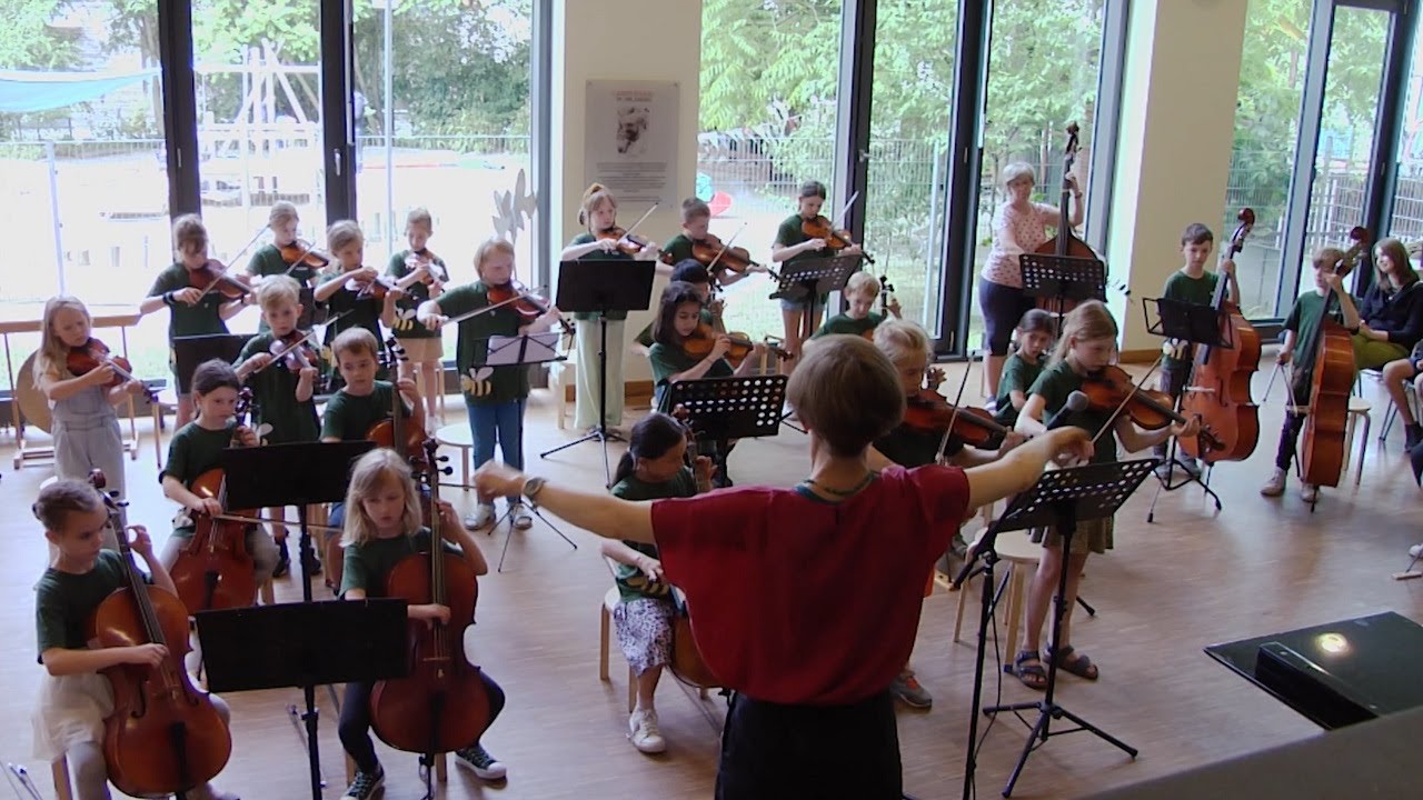 Die Streicherklasse der Freien Grundschule Clara Schumann Leipzig