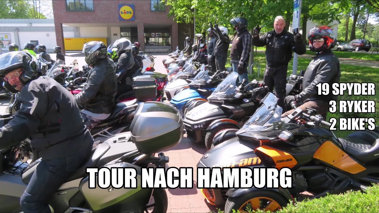 Can Am Tour nach Hamburg mit 24 Fahrzeugen