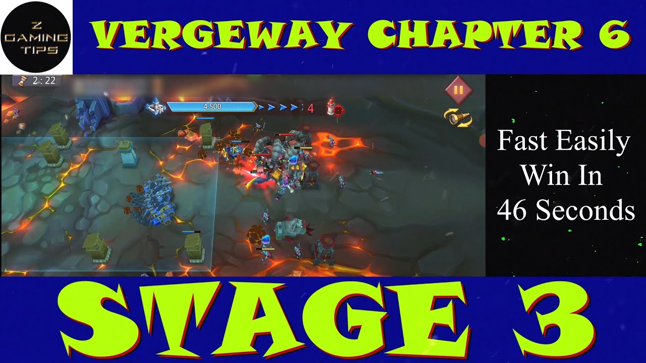 Vergeway Chapter 6 Stage 3 (100% Fast Easily Win in 46 Seconds)