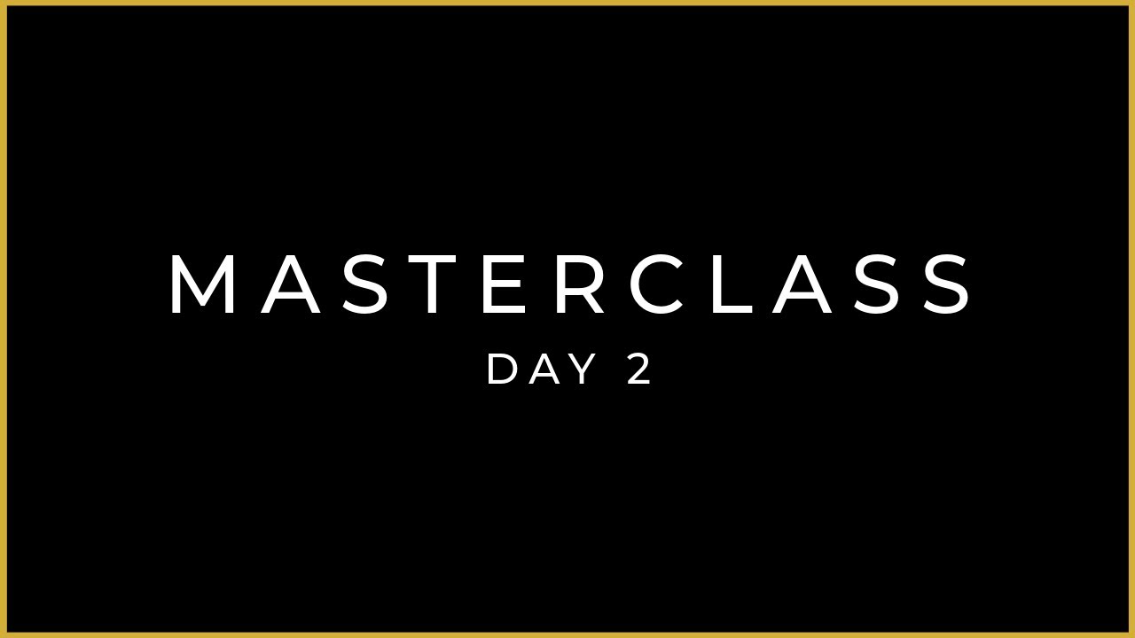 Masterclass Scene Study Intensive - Day 2 - January 2026