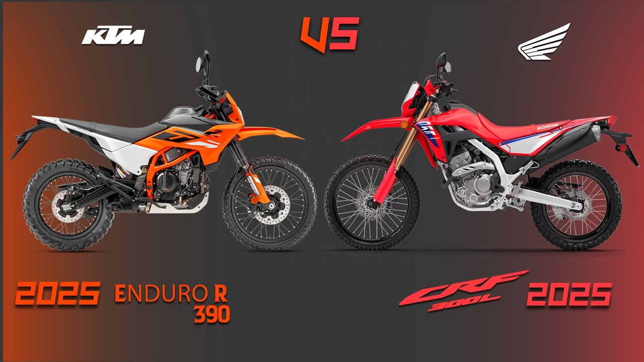 KTM 390 Enduro R 2025 vs Honda CRF 300L – Best Dual-Sport Bike?
