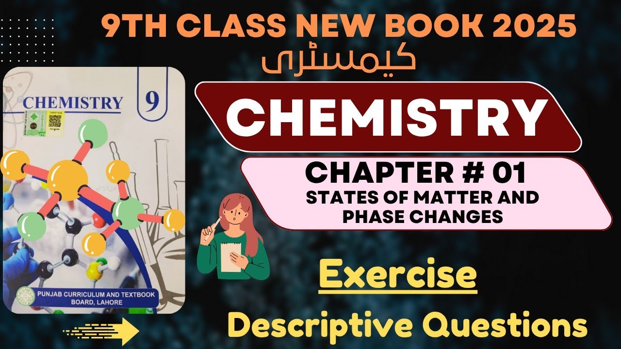 Chapter#1, Exercise (Descriptive Questions)States of Matter and Phas Changes,9th Class Chemistry 