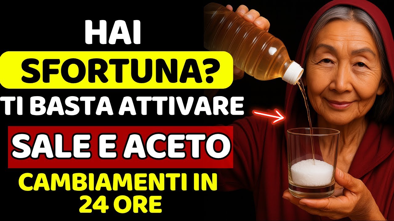 Dì addio alla sfortuna – Fai subito questo rituale con sale e aceto! | Saggezza Buddhista