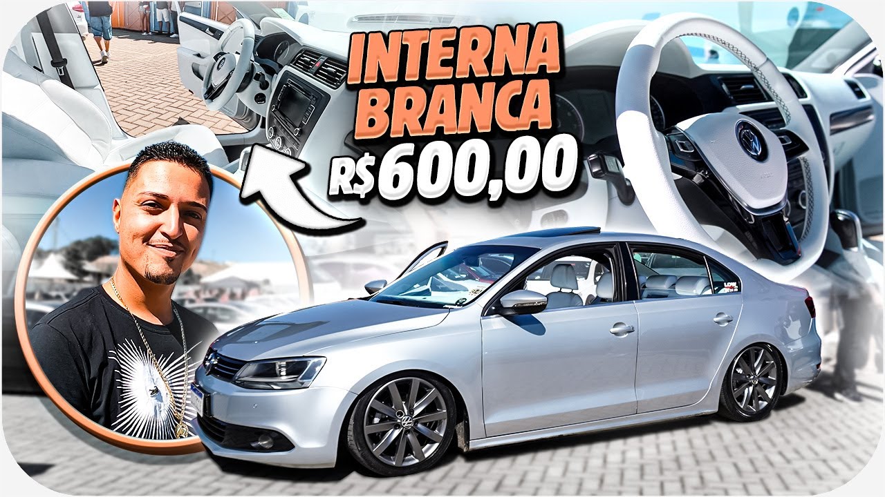 INTERIOR BRANCO, FEITO EM CASA POR R$600,00 NO JETTA? | SPARRADOS