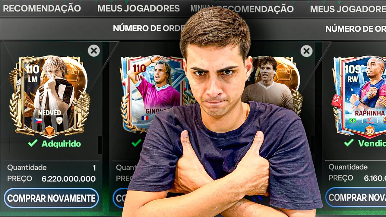 gastei tudo e consegui as MELHORES CARTAS